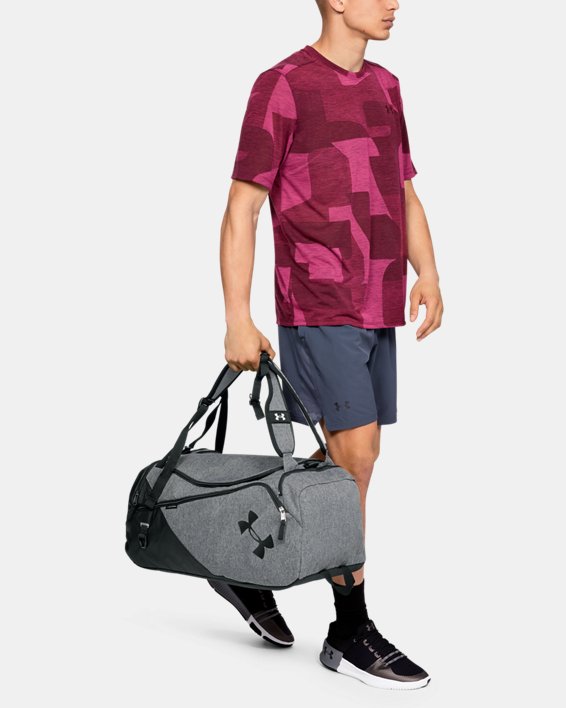 Men's UA Contain 4.0 Backpack Duffle, Gray, pdpMainDesktop image number 4